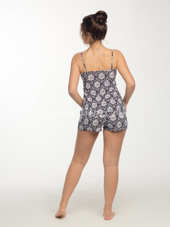 Пижама, Темно синий костюм масло Махаон