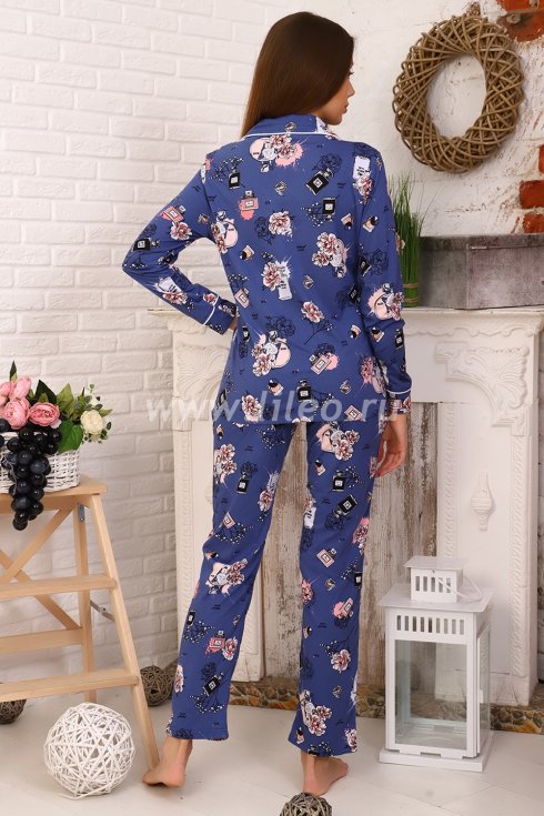 Пижама , Синий 
