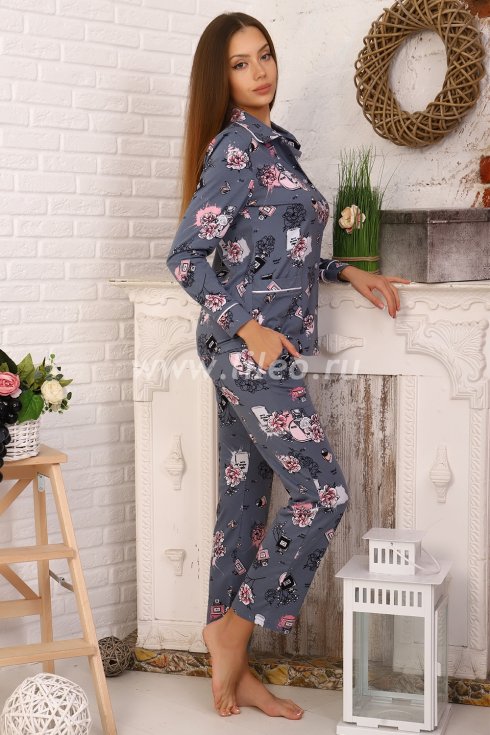 Пижама , Синий 