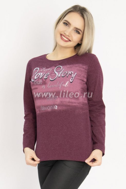 Лонгслив, Бордовый