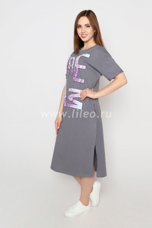 Платье , Серый 