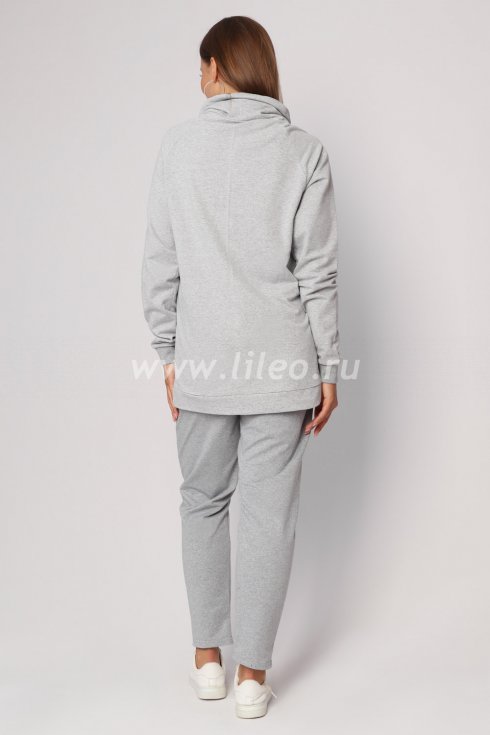 Брюки , Серый меланж 