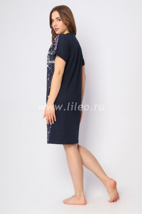 Халат , Темно-синий 