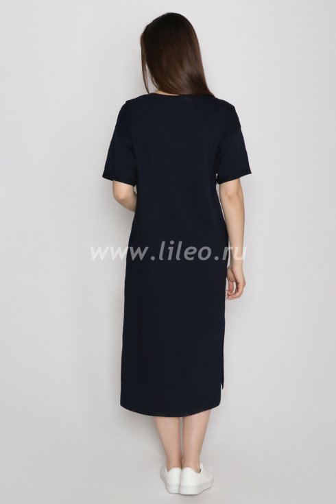 Платье, Темно-синий 