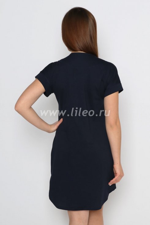 Халат , Темно-синий 