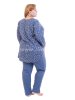 Пижама 03556, цвет - синий с белым