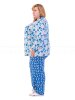 Пижама 04479, цвет - синий с голубым
