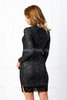 Платье d-64722-46, цвет - черный