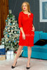 Платье d-65370-46, цвет - красный