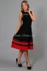 Платье d-65842-42, цвет - красно-черный