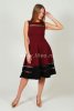 Платье d-64019-46, цвет - бордо