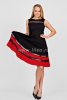 Платье d-64022-54, цвет - красно-черный