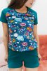Пижама d-70848-46, цвет - петрол