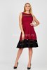 Платье d-64017-54, цвет - бордо