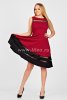 Платье d-64016-56, цвет - бордо