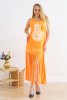 Платье d-63954-58, цвет - оранжевый