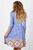 Платье d-64184-48, цвет - синий