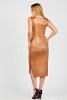 Платье d-64270-58, цвет - коричневый