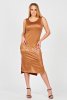 Платье d-64272-54, цвет - коричневый