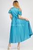 Платье d-64320-50, цвет - бирюзовый