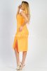 Платье d-64416-44, цвет - оранжевый