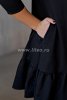 Платье d-71374-52, цвет - черный