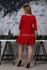 Платье d-71370-54, цвет - красный