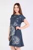 Платье m-87100004, цвет - темно-синий меланж
