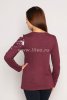 Водолазка m-96100000, цвет - бордо меланж