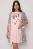 Ночная сорочка m-133400004, цвет - пудровый