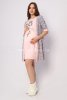 Ночная сорочка m-133400004, цвет - пудровый